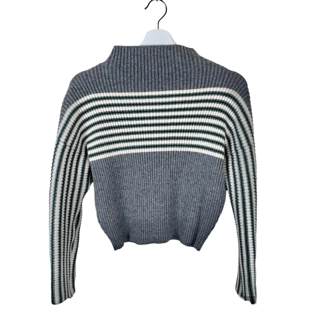 Paper Heart Striped Cropped Sweater Size Medium